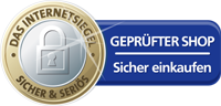 Internet-Siegel: Geprüfter Shop — Sicher einkaufen
