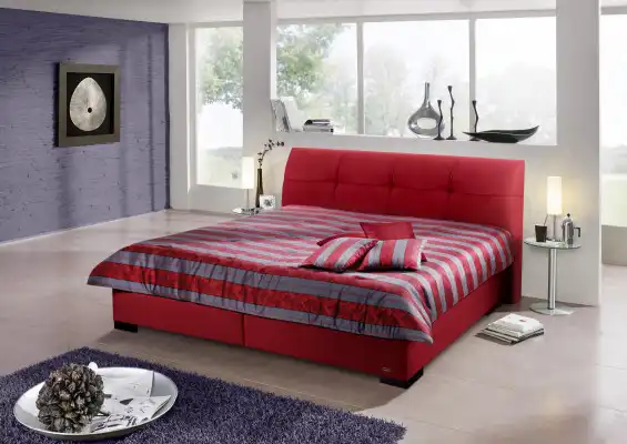 Polsterbett Nicole komplett mit Matratze und Lattenrost