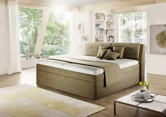 Polsterbett Sansibar mit Matratze und Lattenrost