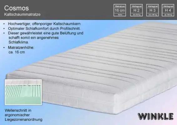 Polsterbett Sansibar mit Matratze und Lattenrost