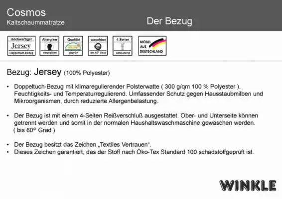 Polsterbett Sansibar mit Matratze und Lattenrost