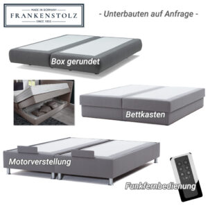 Boxspringbett Pyramedus inkl. Taschenfeder-kernmatratze & Topper