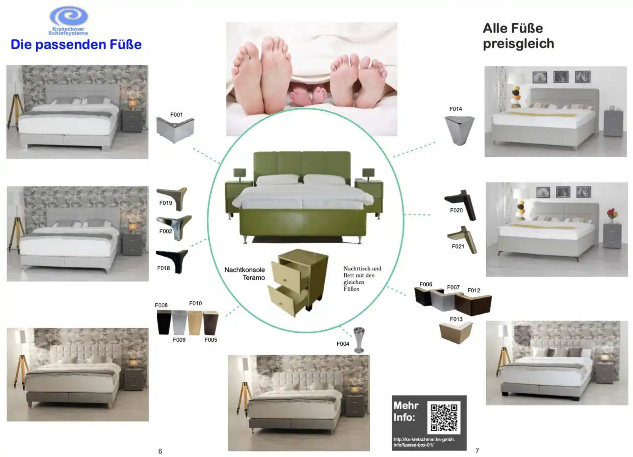 Boxspringbett Nizza mit Stauraum zum selbst konfigurieren – Bild 24