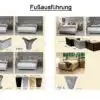 Fußausführungen
