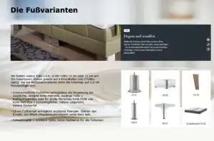 Boxspringbett Duett zum selbst konfigurieren