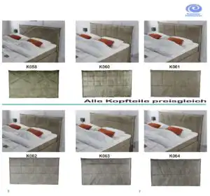 Boxspringbett Nizza mit Stauraum zum selbst konfigurieren