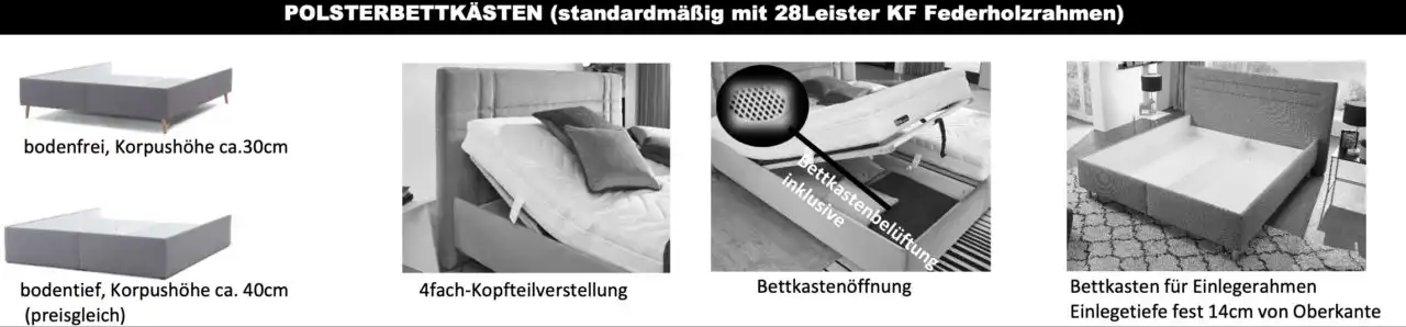 Polsterbett Duett variabel konfigurierbar – Bild 7