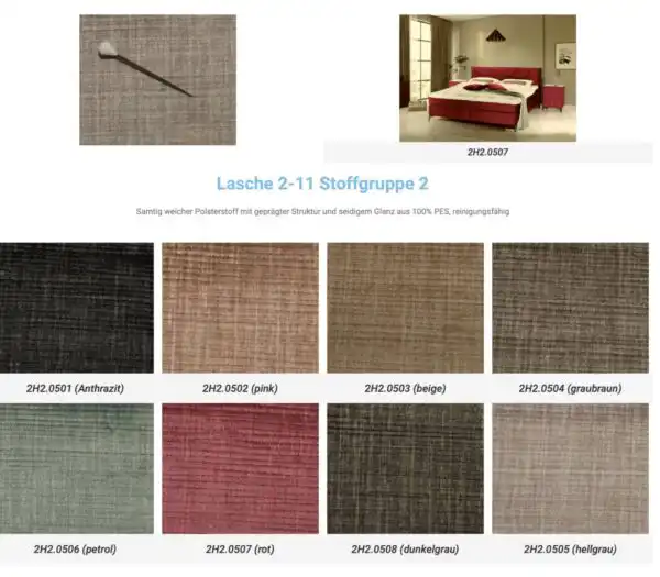 Stoffmuster Lasche 2-11